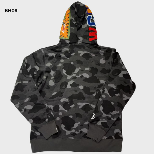 Bape Camo Shark Full zip Hoodie
